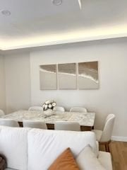 Ocean Brown Dokulu Tablo 3'lü Set