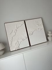 Ocean Soft Dokulu Tablo 2'li Set