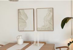 Ocean Daria Dokulu Tablo 2'li Set