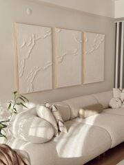 Ocean Soft Dokulu Tablo 3'lü Set
